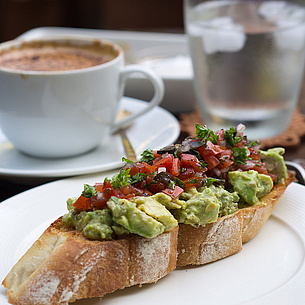 Leckeres Avocado-Baguette